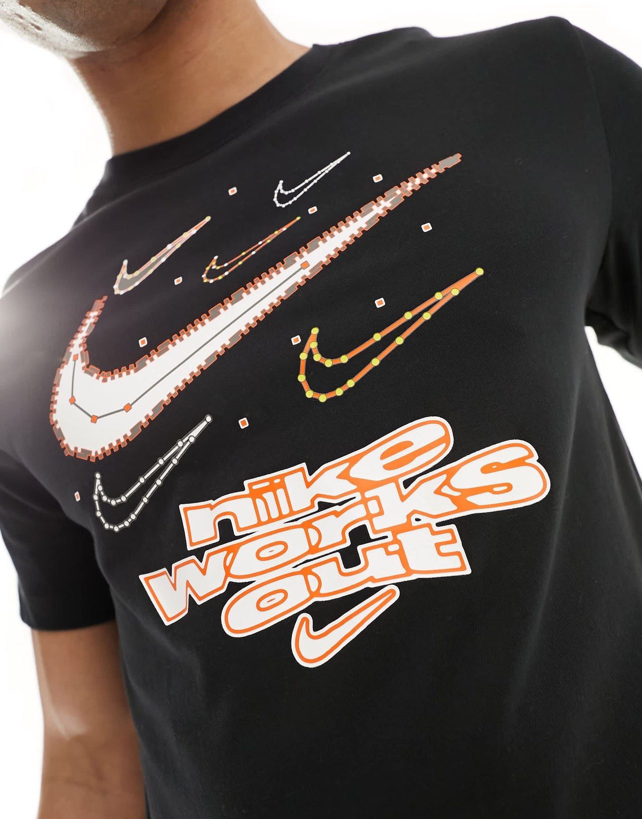 Nike Training Dri-Fit graphic t-shirt in black