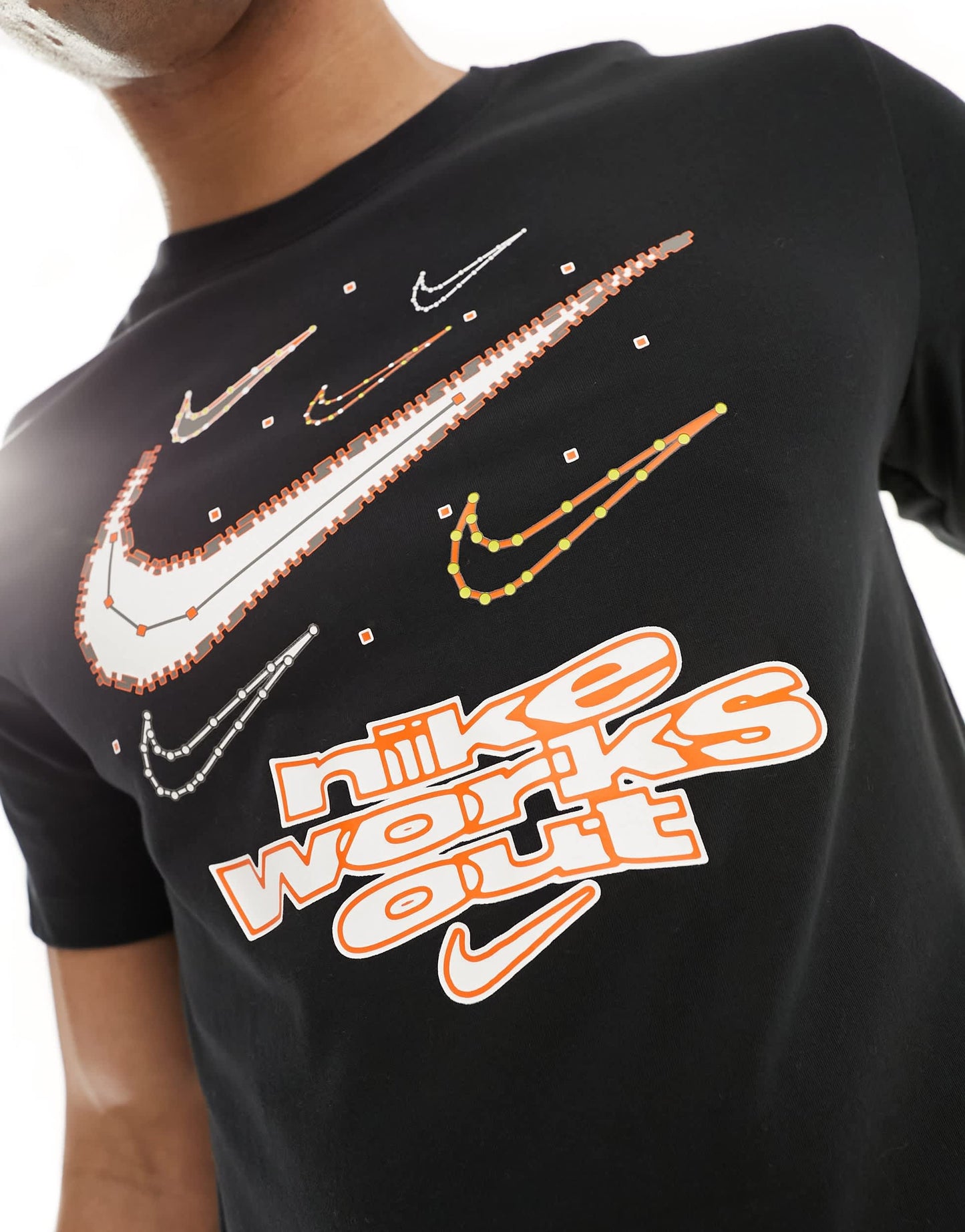 Nike Training Dri-Fit graphic t-shirt in black