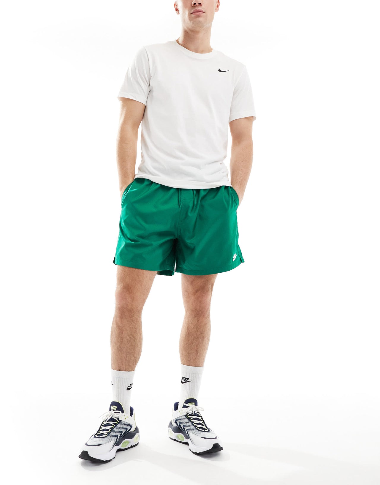 Nike Club woven shorts in green