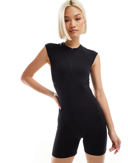 Nike Futuremove Training cap sleeve unitard in black