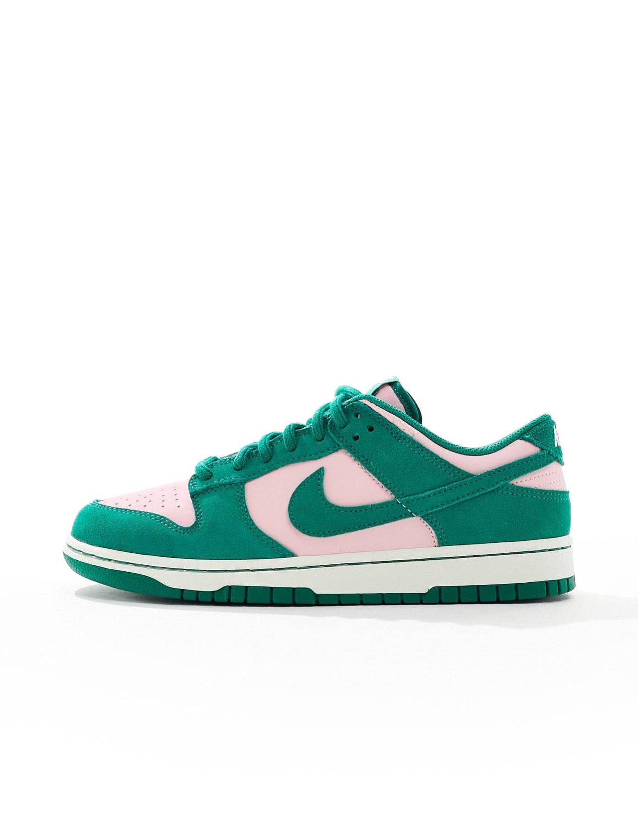 Nike Dunk Low Retro trainers in green and pink