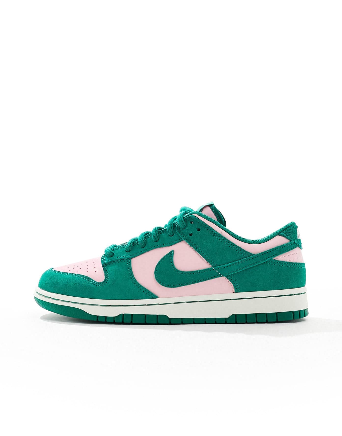 Nike Dunk Low Retro trainers in green and pink