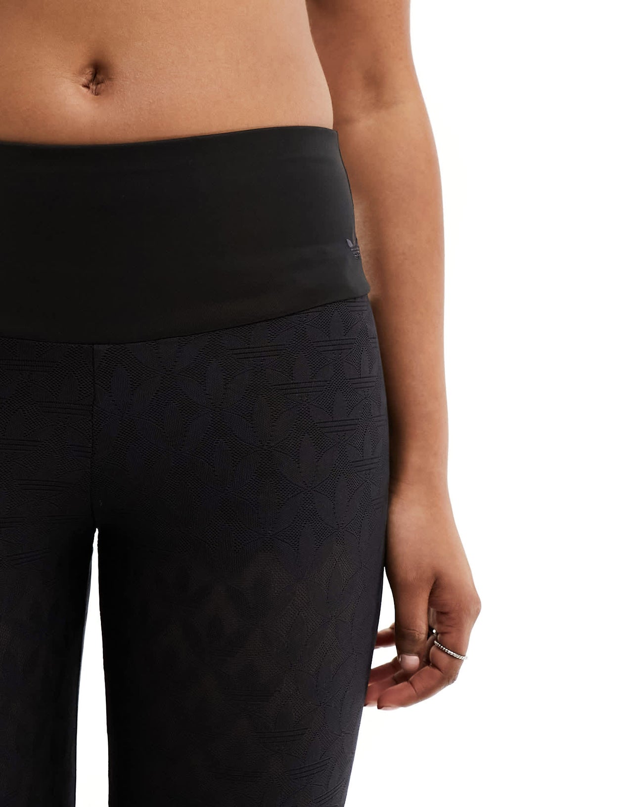 adidas Originals mesh trousers in black