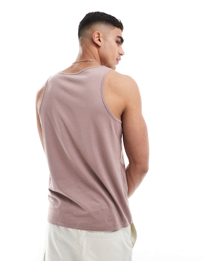 ASOS DESIGN essentials vest in pink