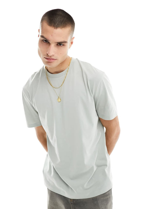 ASOS DESIGN essential relaxed  t-shirt in grey