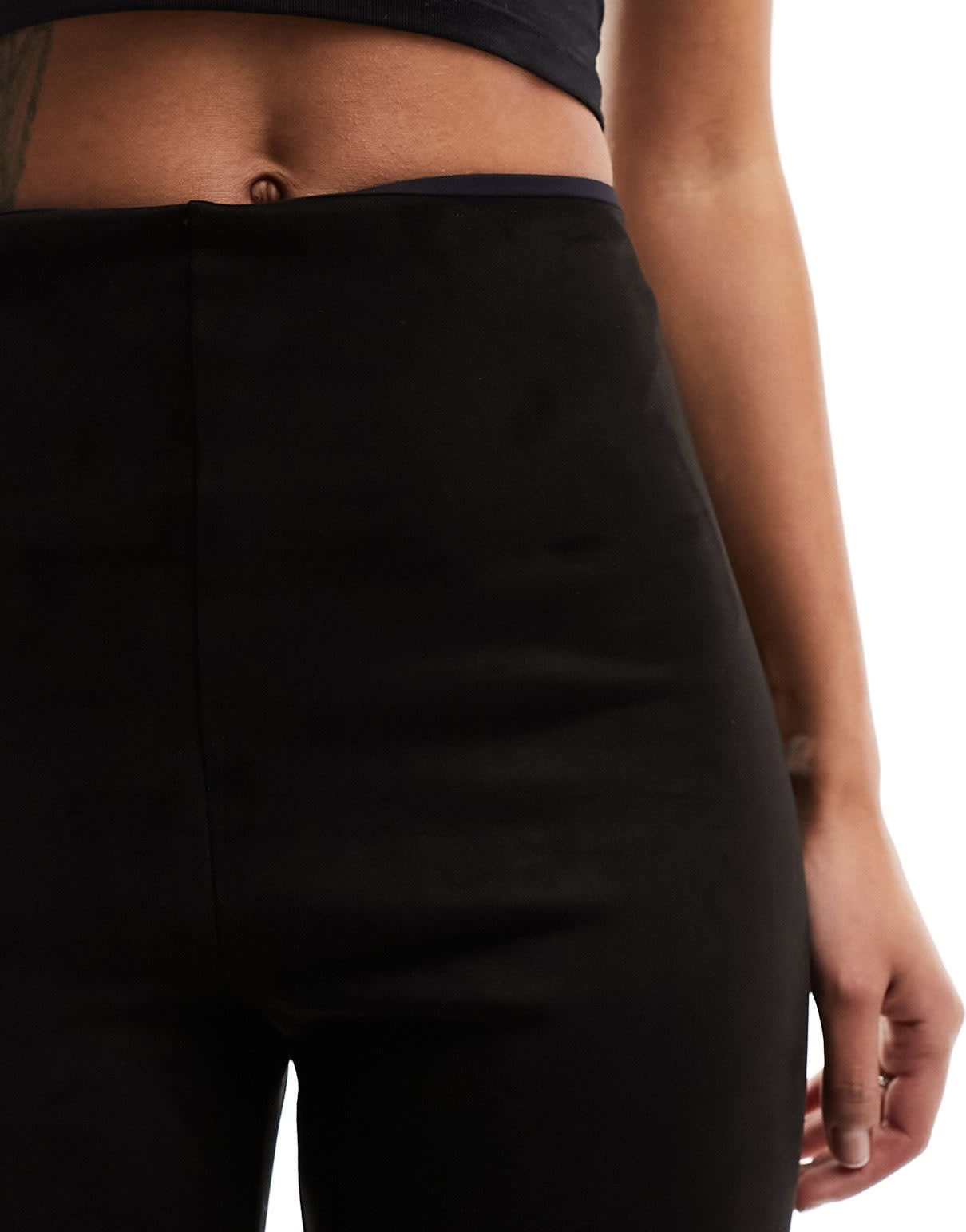 Commando faux suede leggings in black