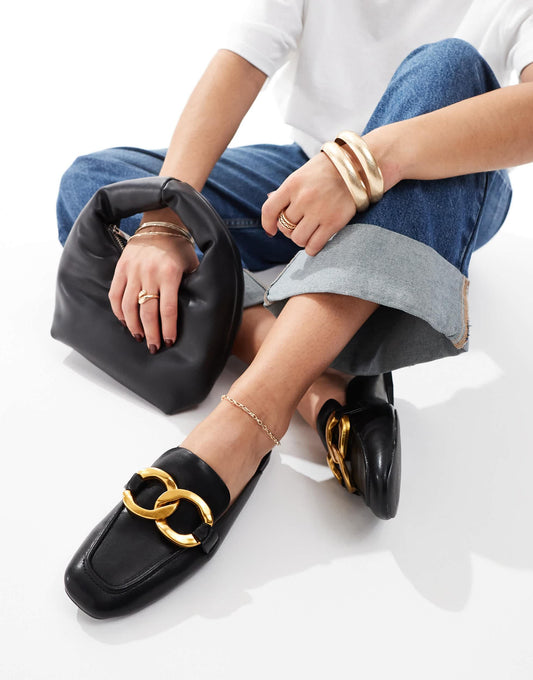 ASOS DESIGN Mia mule in black