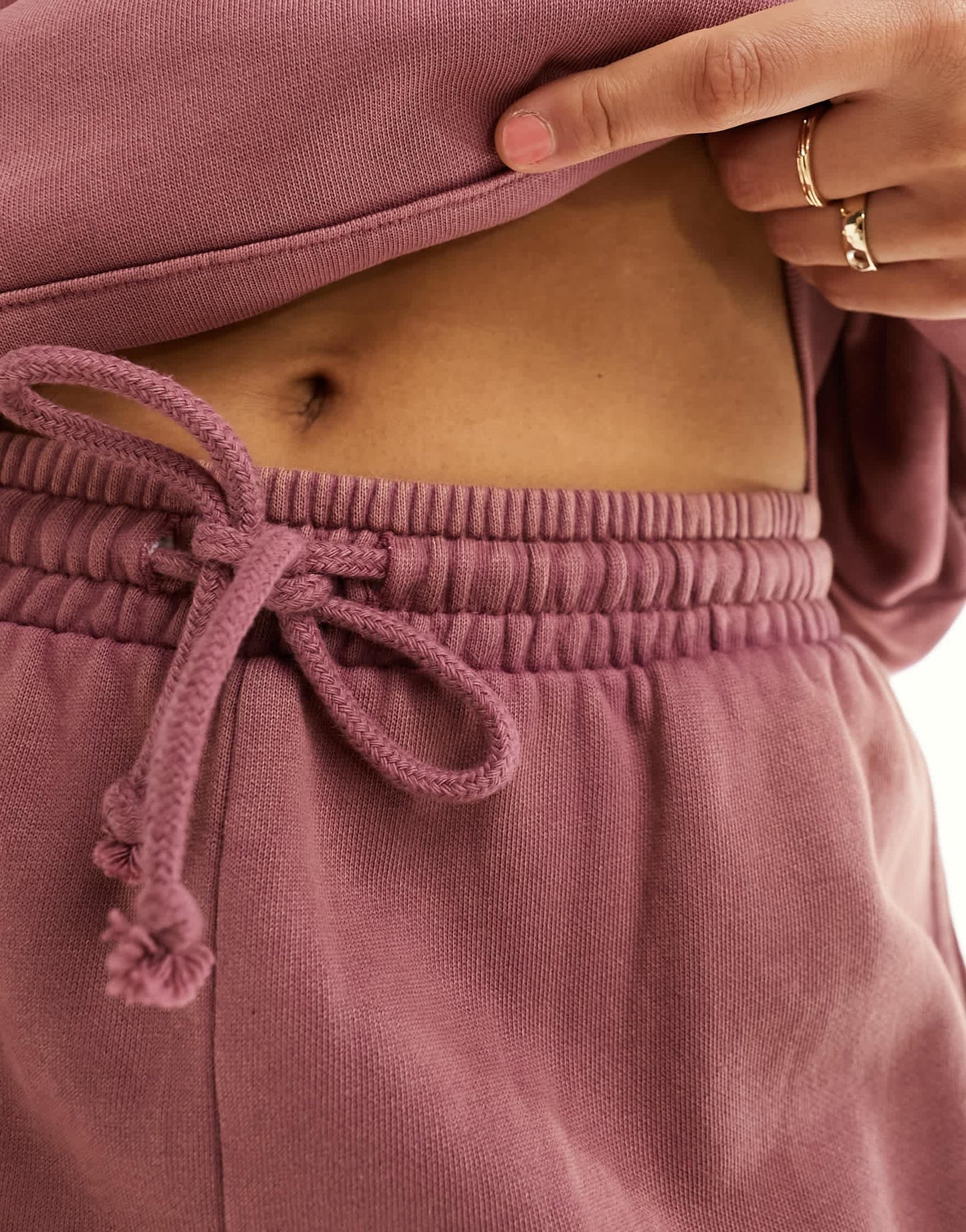 ASOS DESIGN ultimate jogger in washed aubergine