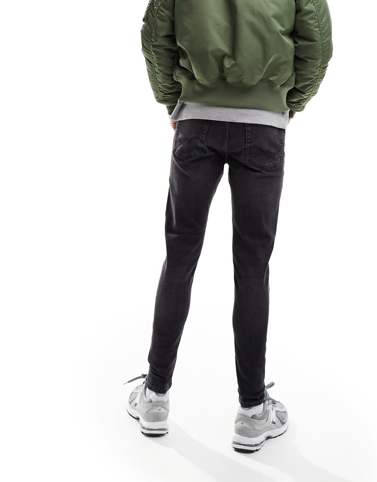 Jack & Jones Mike tapered jeans in washed black
