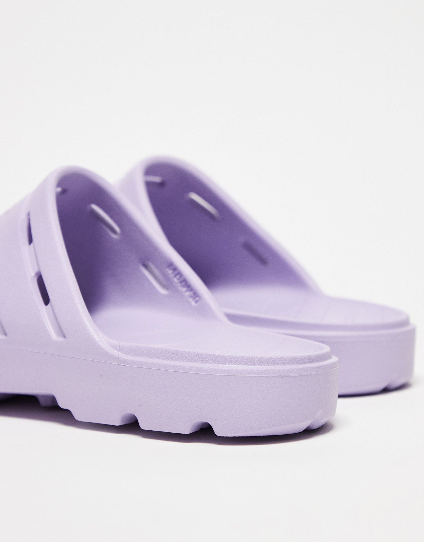 Timberland logo sliders in purple