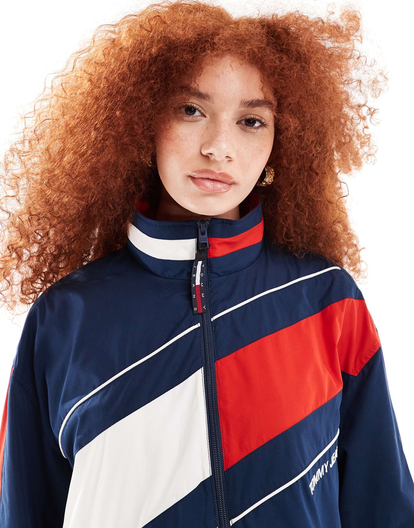 Tommy Jeans International Games co-ord tracksuit jacket in navy