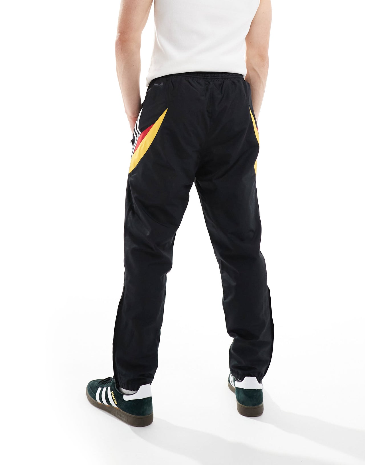 adidas Originals Germany 1996 joggers in black/white