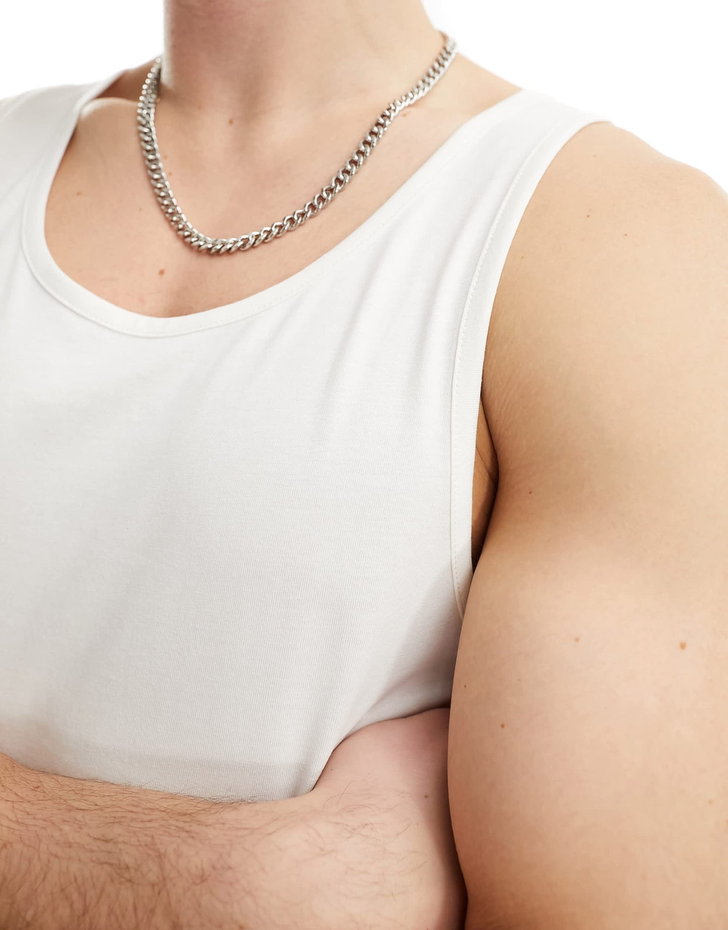 ASOS DESIGN 3 pack muscle fit vests in multiple colours
