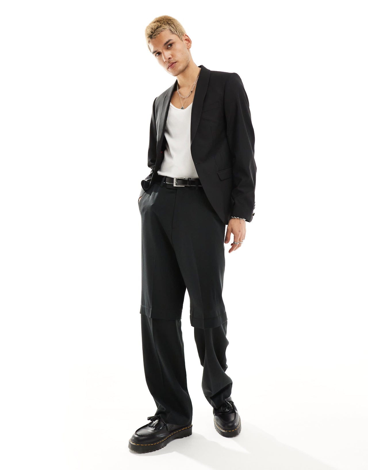 Twisted Tailor ellroy suit jacket in black