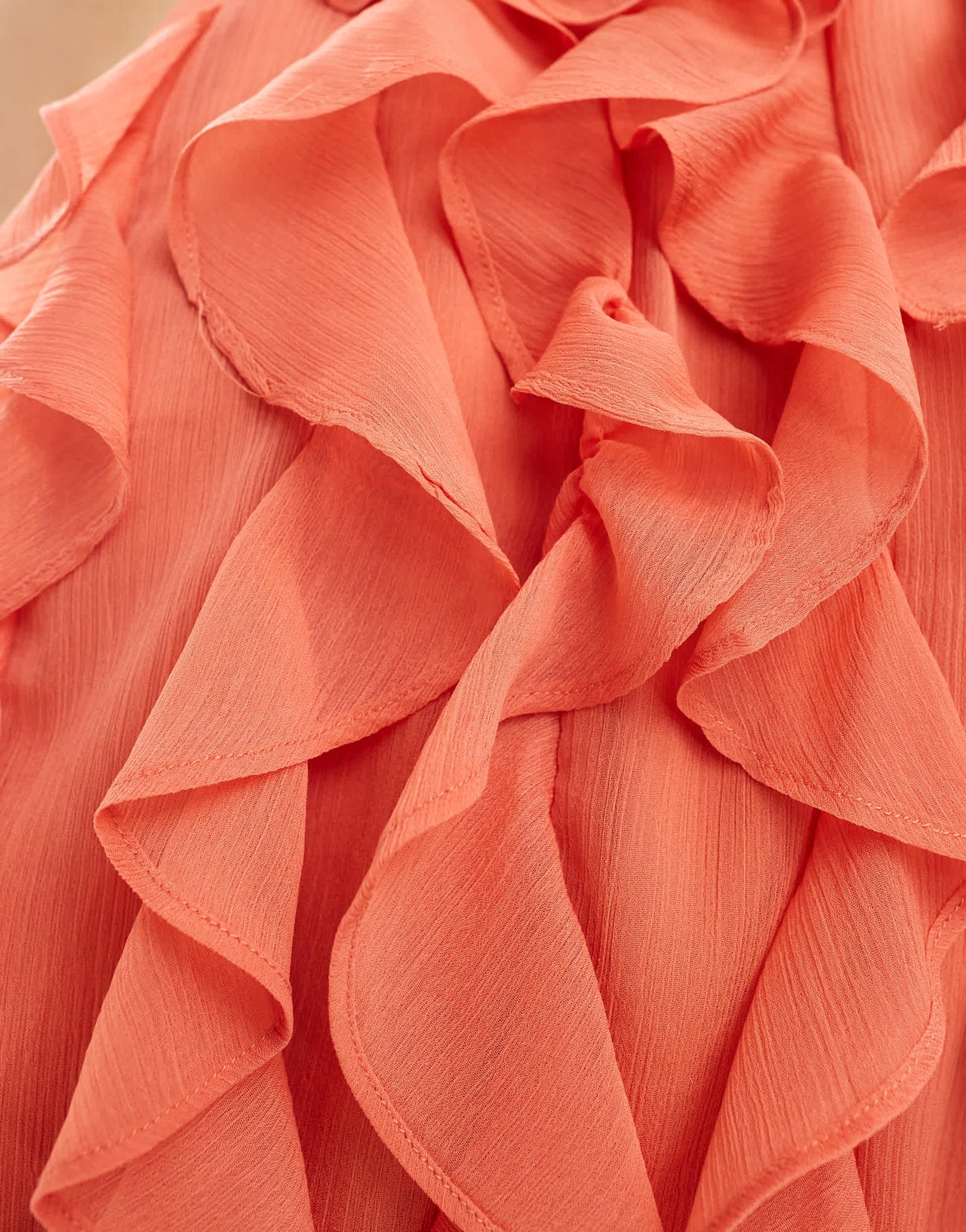 Pretty Lavish halter ruffle mini dress in dusky rose