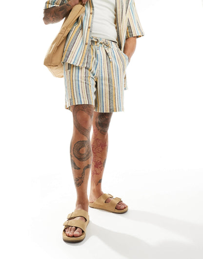 Reef Ojai two bar sandals in tan suede