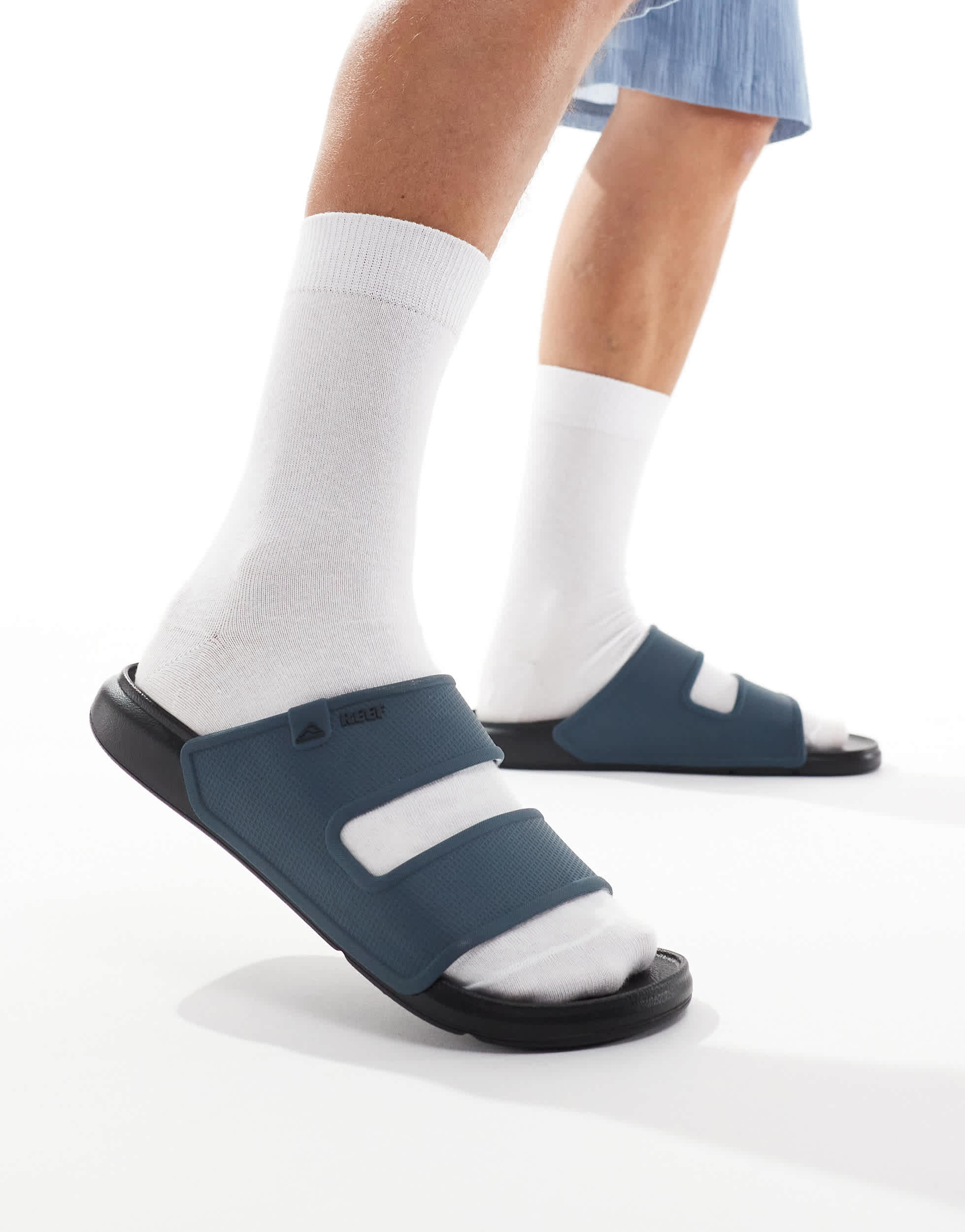 Reef Oasis double up sandals in navy