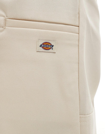Dickies double knee trousers in cream