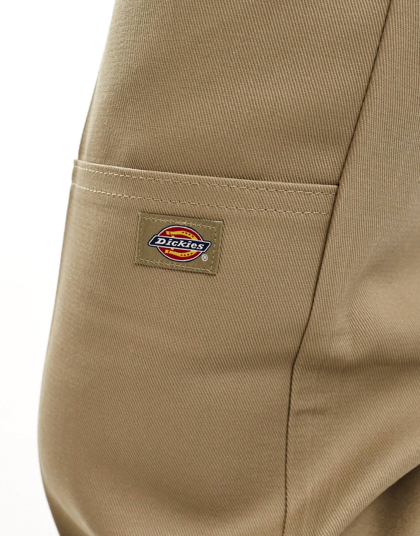 Dickies double knee trousers in beige tan