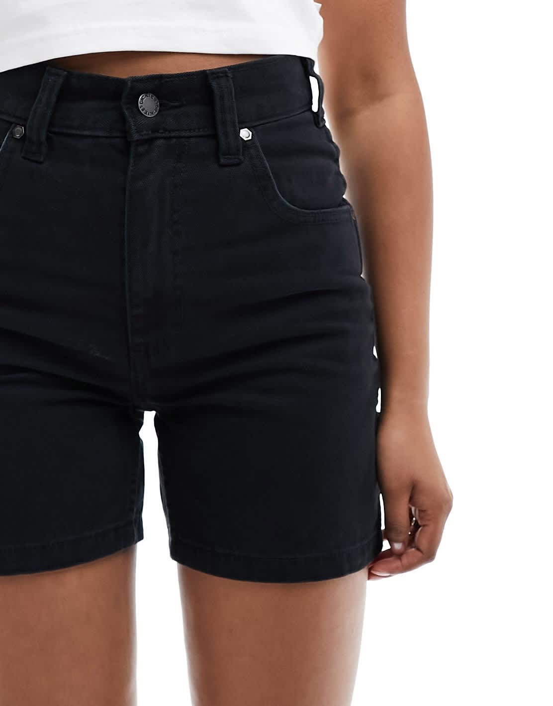Dickies duck canvas carpenter shorts in black