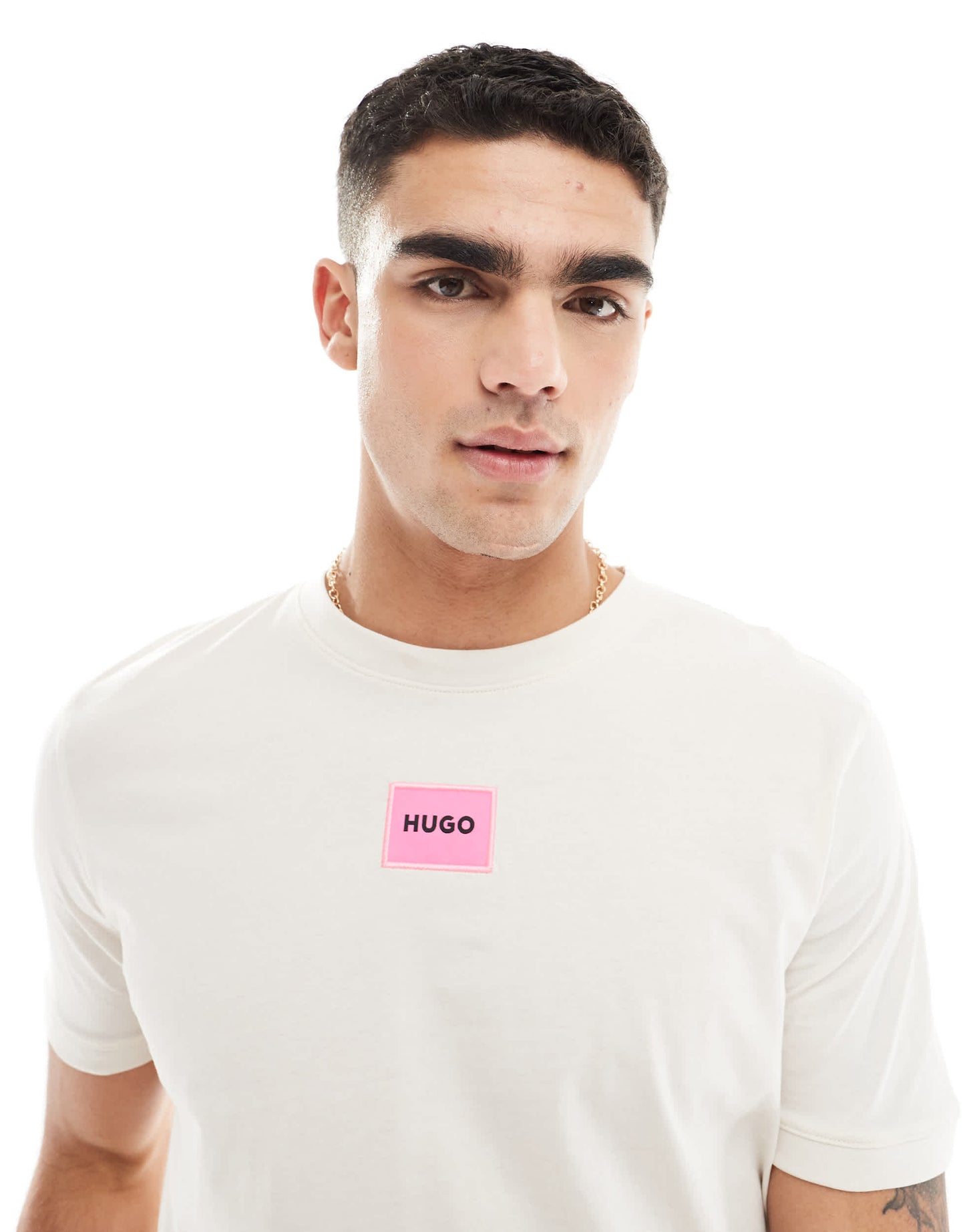HUGO RED Diragolino t-shirt in white