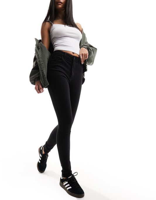 New Look skinny lift and shape jean in black