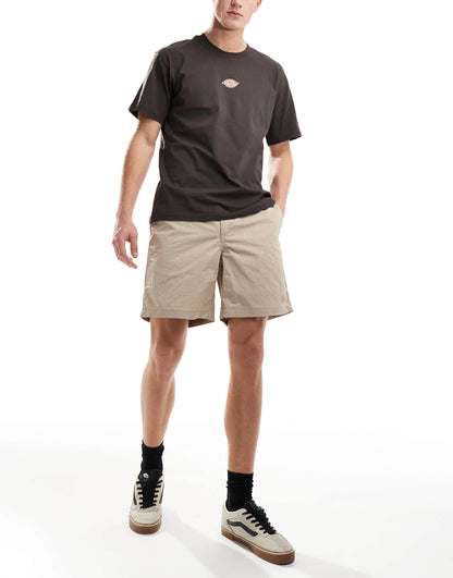 Dickies Fincastle tech shorts in beige