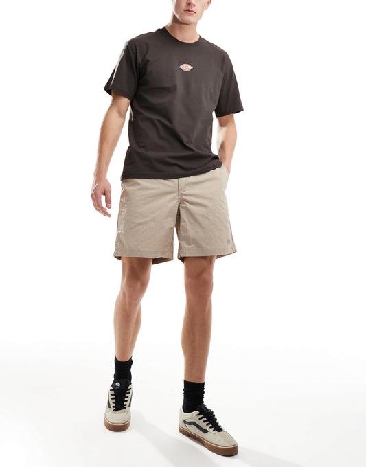 Dickies Fincastle tech shorts in beige