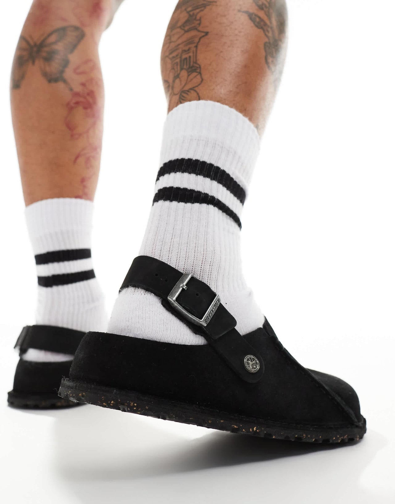 Birkenstock Lutry clogs in black suede