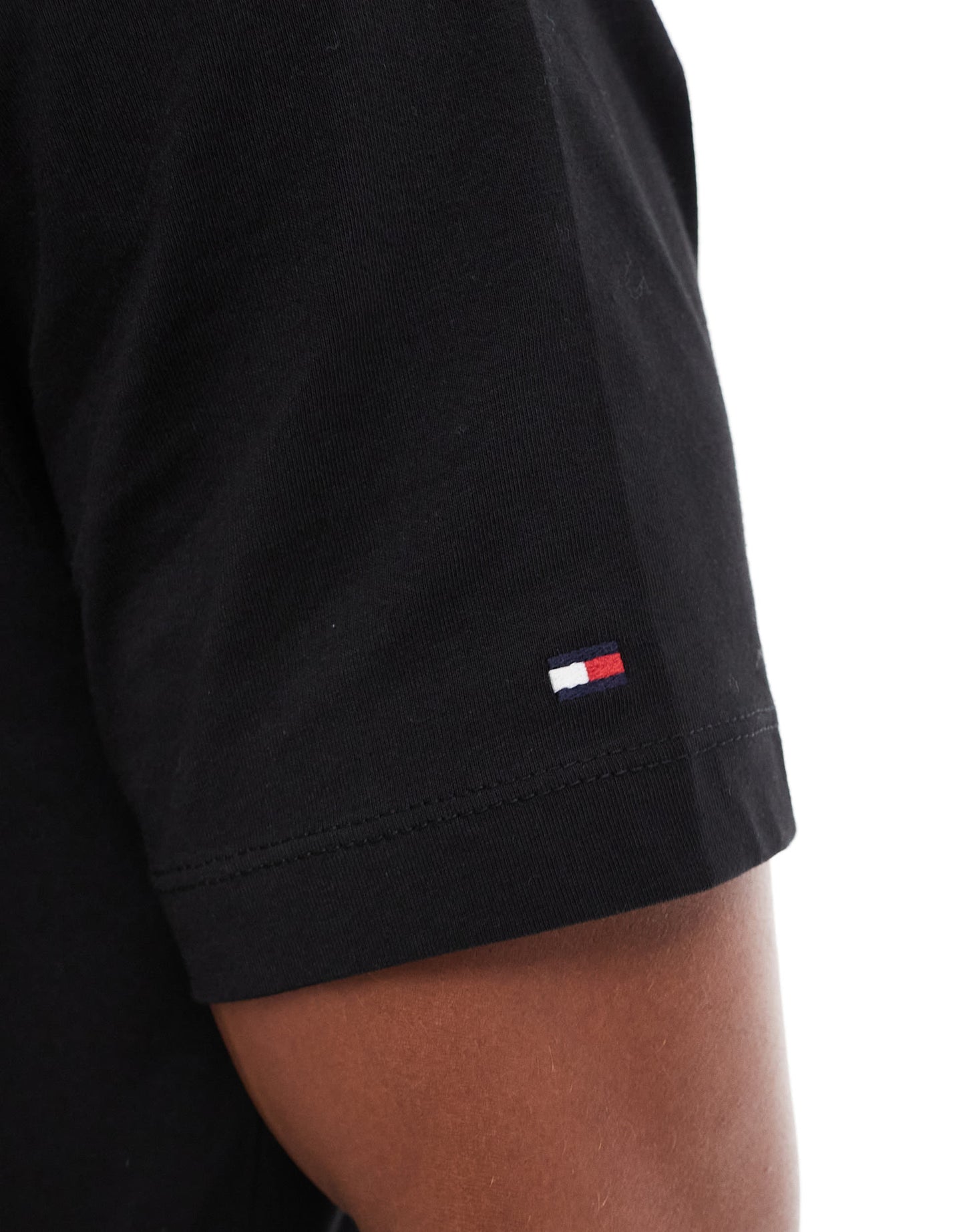 Tommy Hilfiger regular graphic tee in black ASOS exclusive