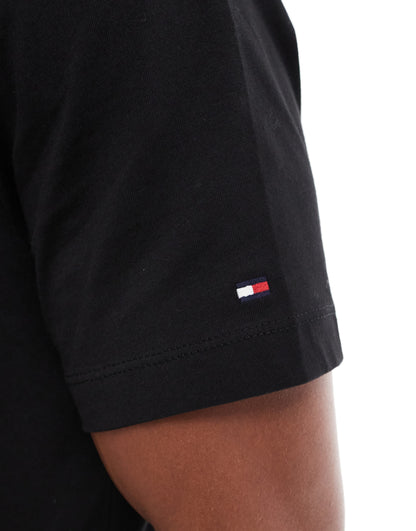 Tommy Hilfiger regular graphic tee in black ASOS exclusive