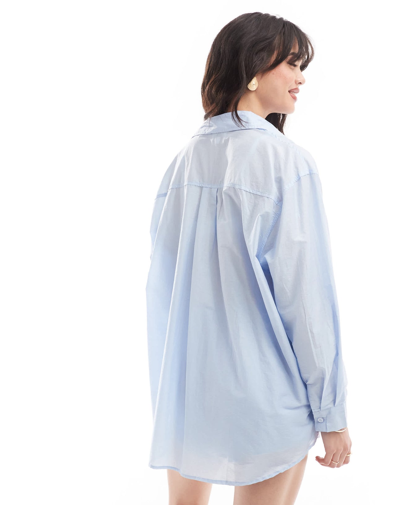 SNDYS shirt co-ord in light blue