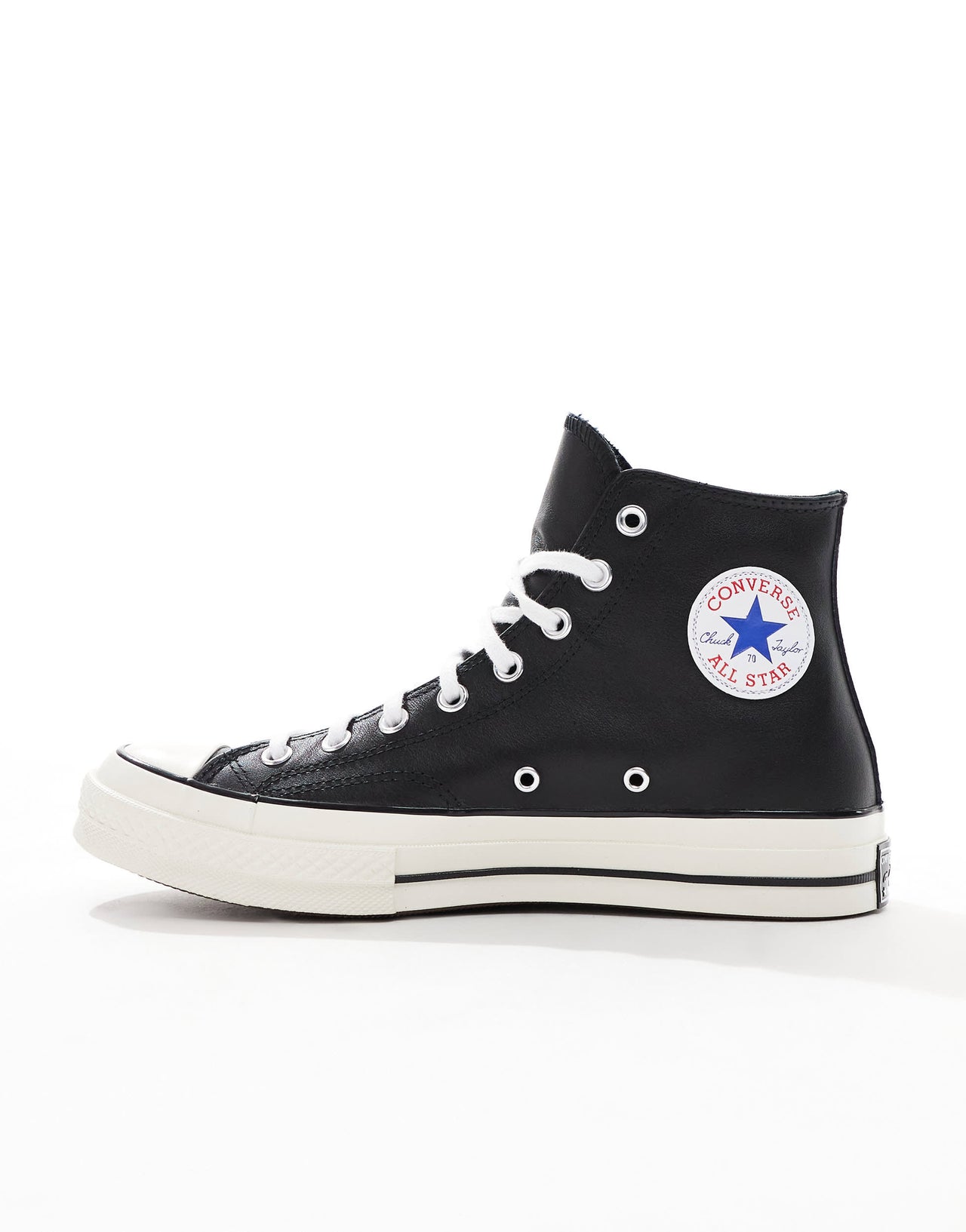 Converse Chuck 70 Hi trainers in leather look black