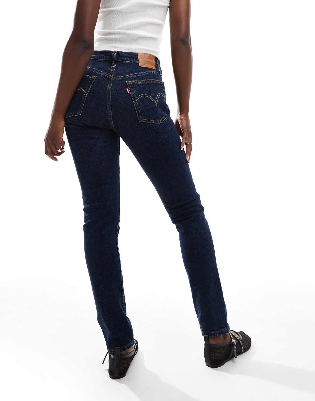 Levi's 501 skinny fit jeans in  dark blue