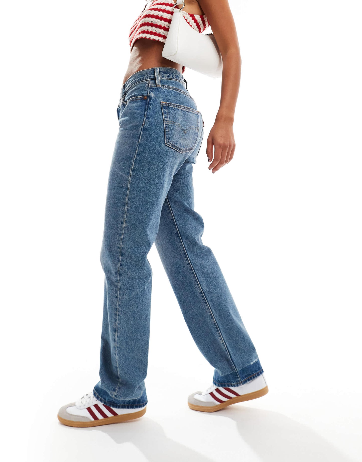 Levi's 501 90's jeans in mid blue
