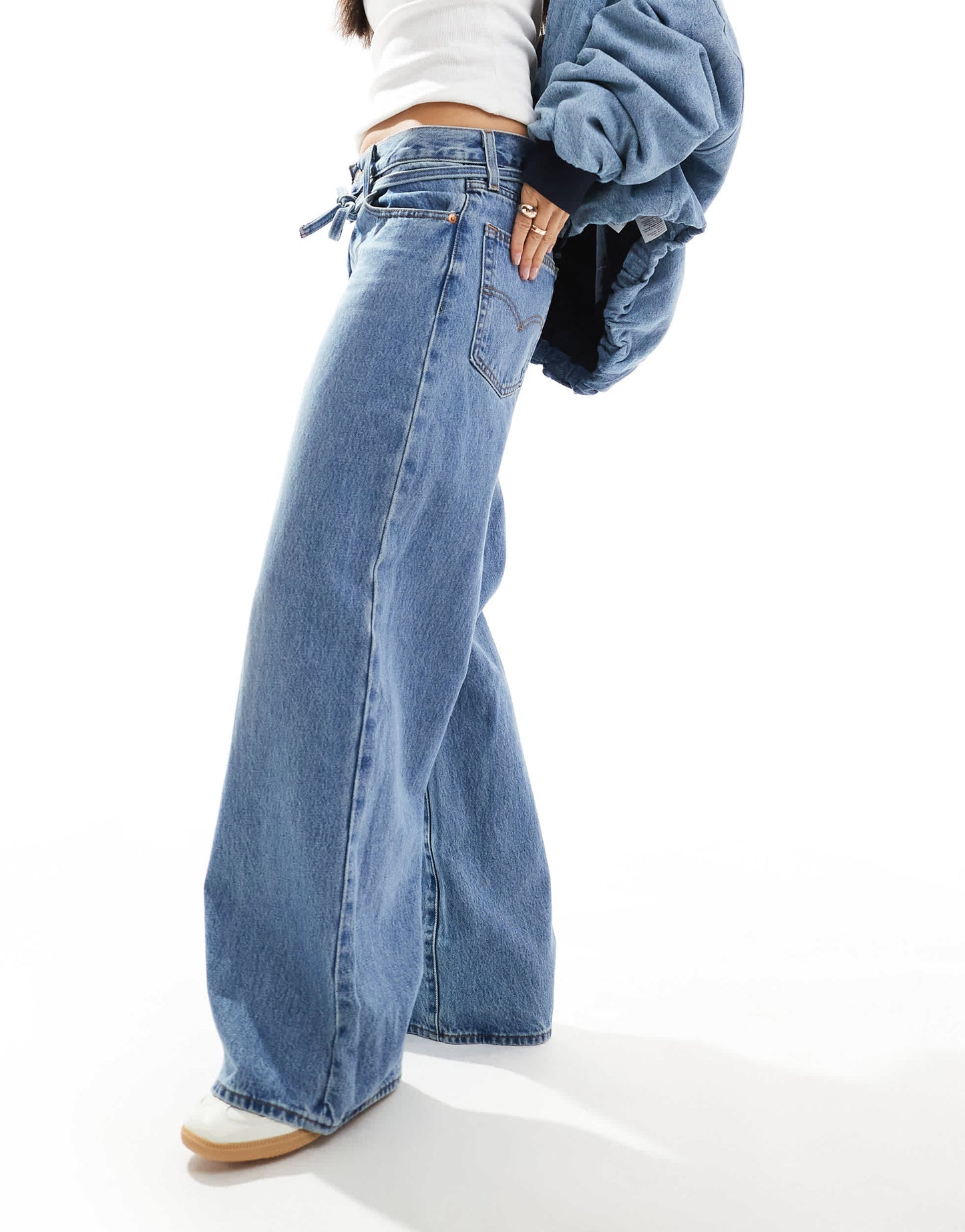 Levi's XL straight loose jeans in light blue
