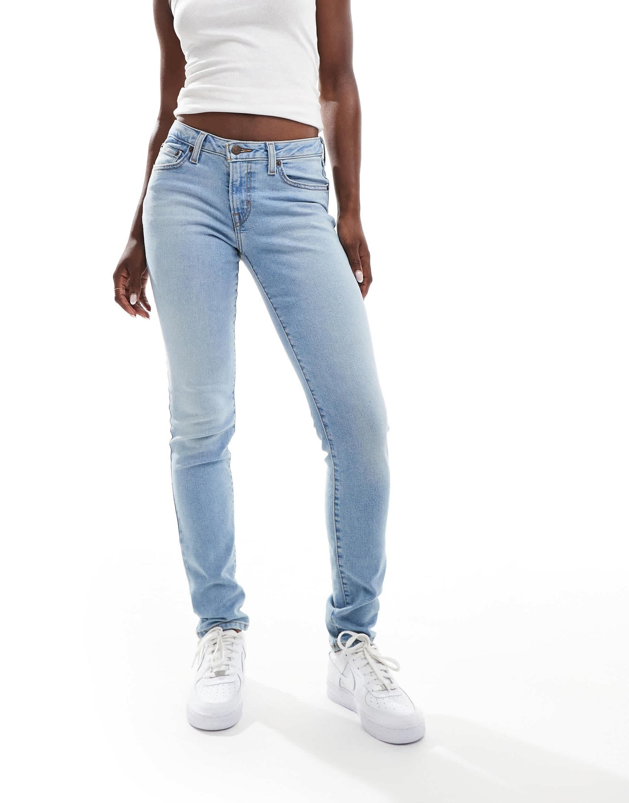 Levi's superlow skinny fit jeans in  light blue