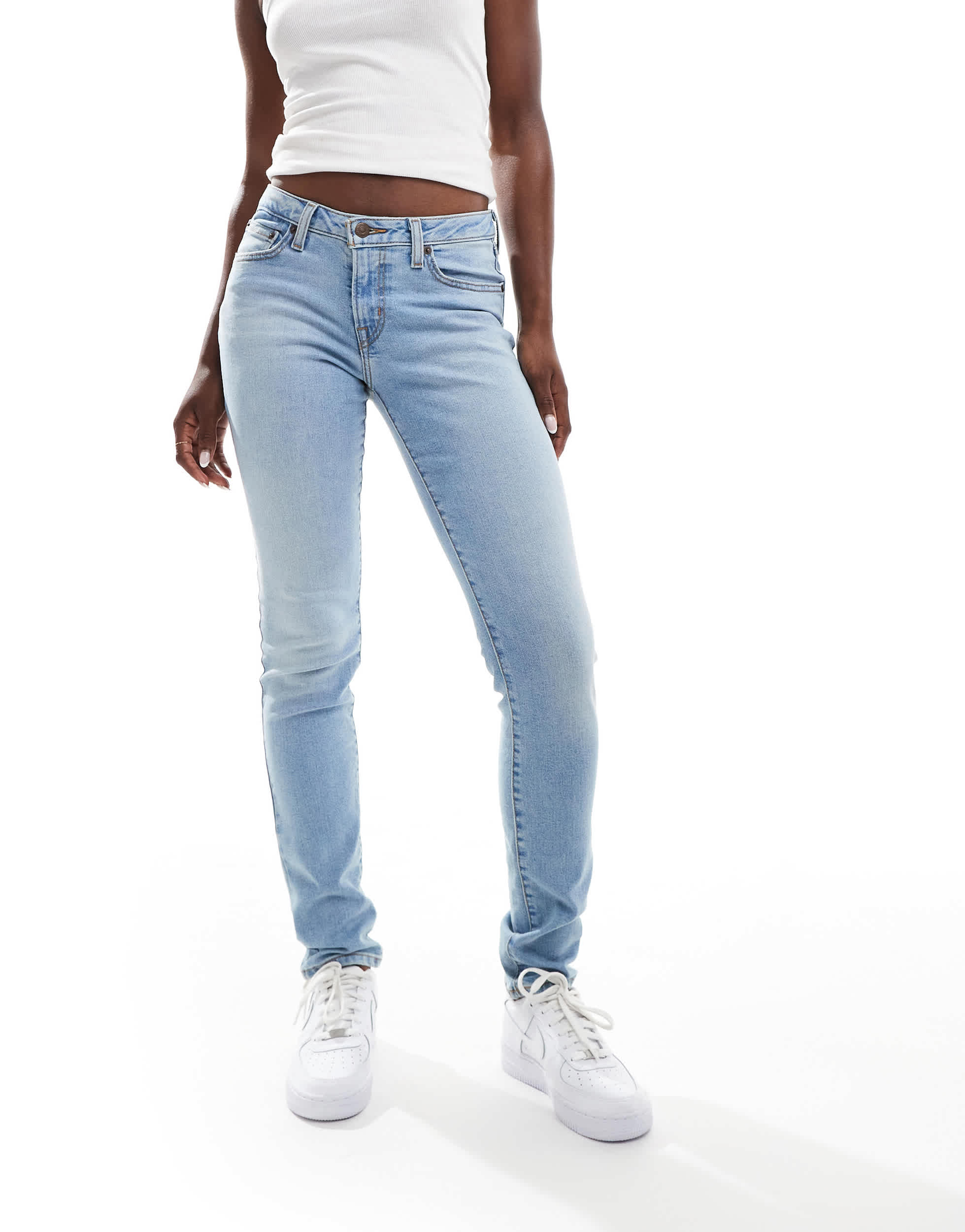 Levi's superlow skinny fit jeans in  light blue