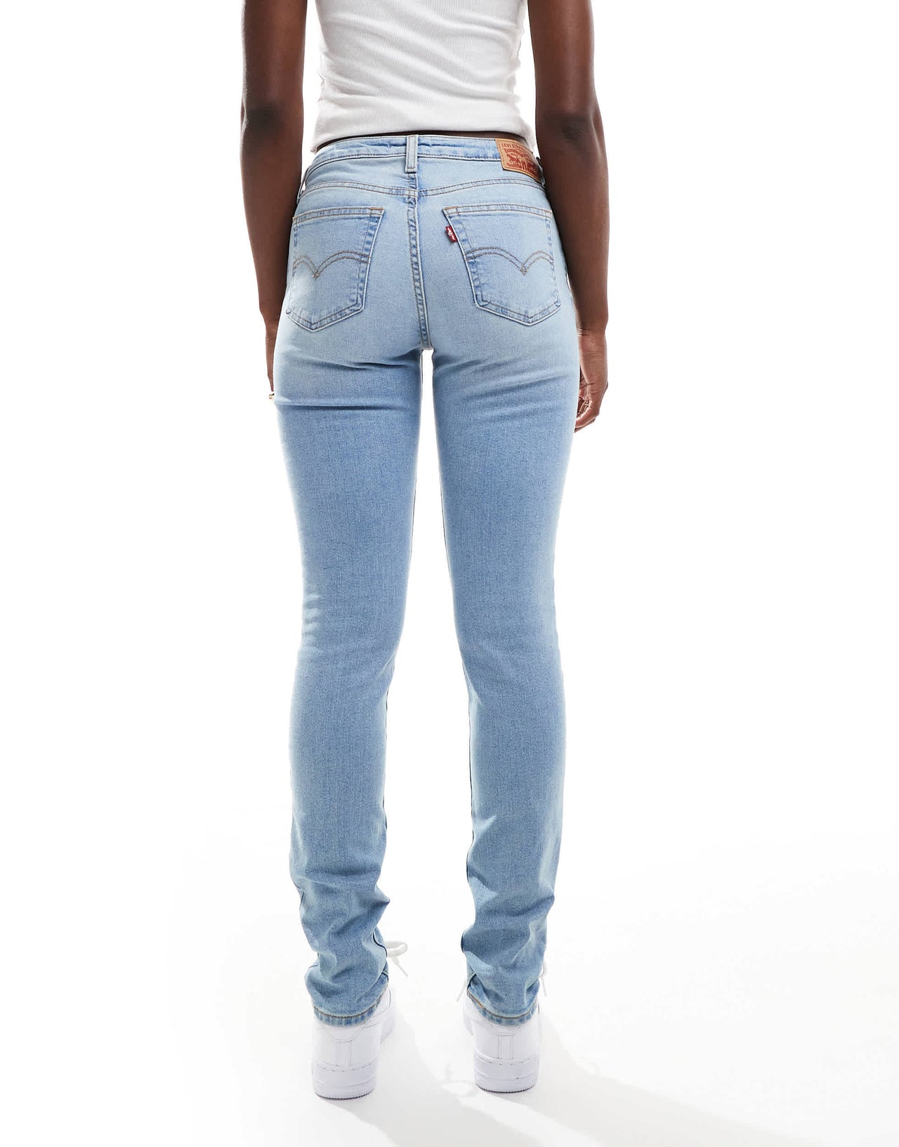 Levi's superlow skinny fit jeans in  light blue