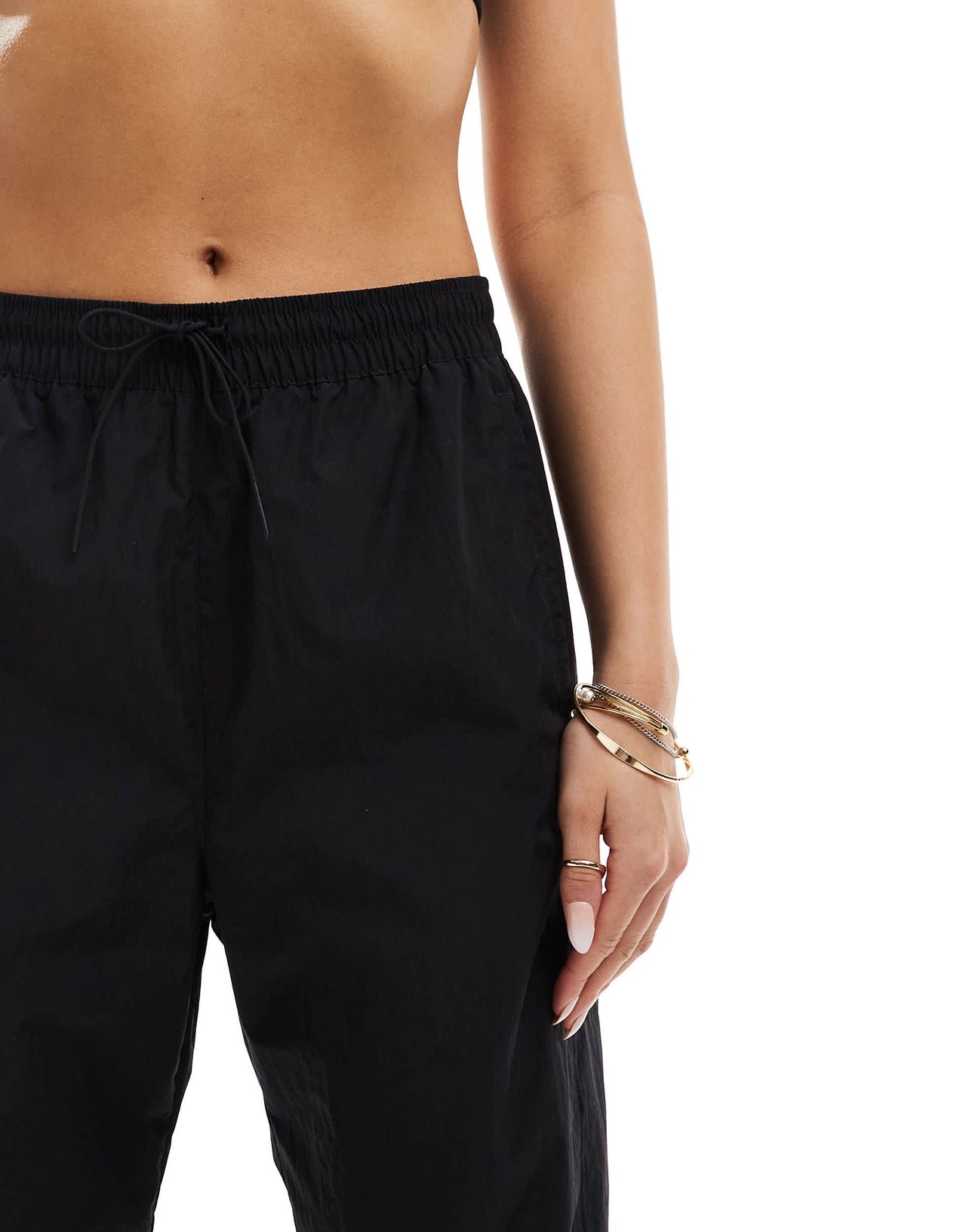 Nike windrunner trackpant  in black - BLACK