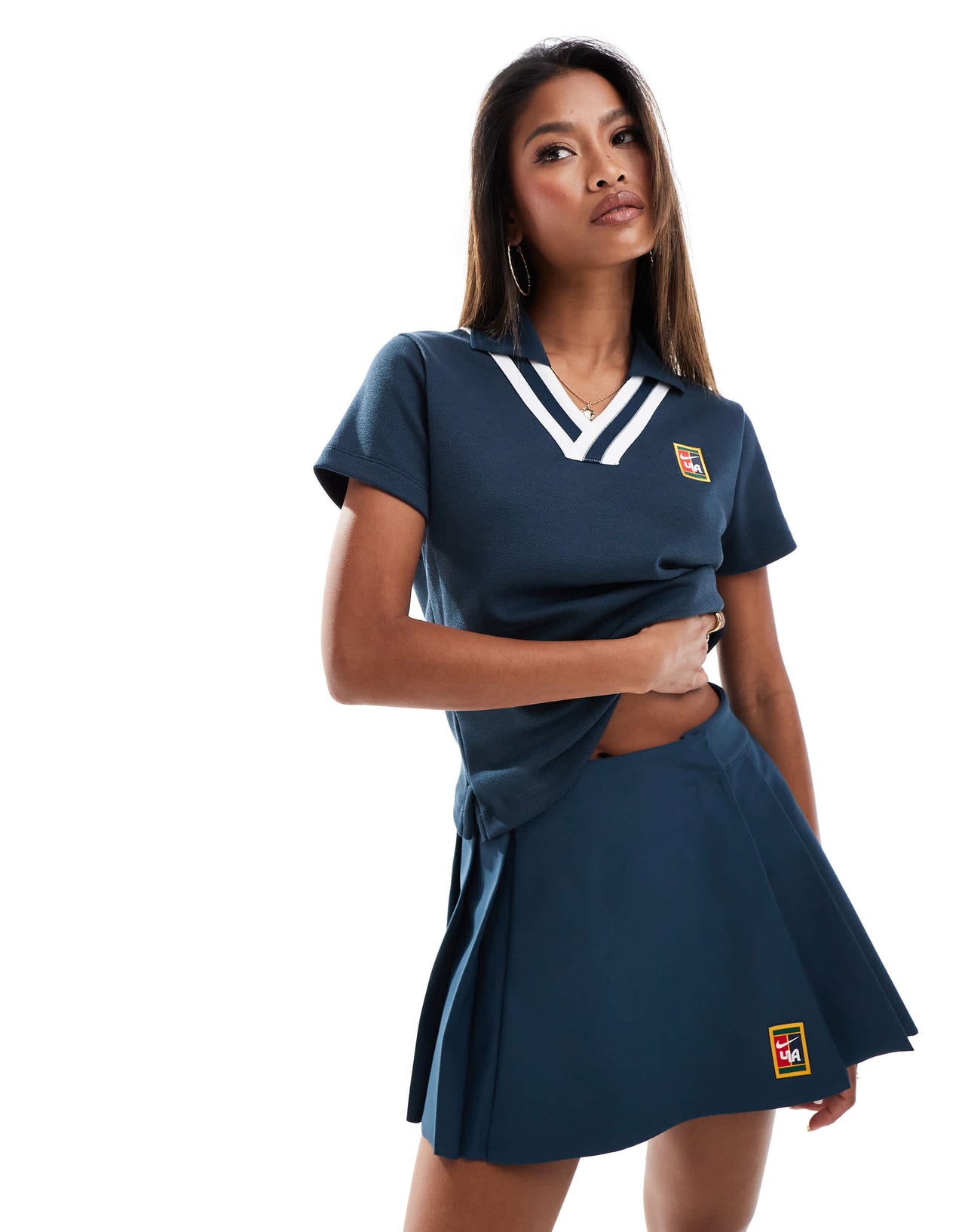 Nike YOON tennis skirt in navy