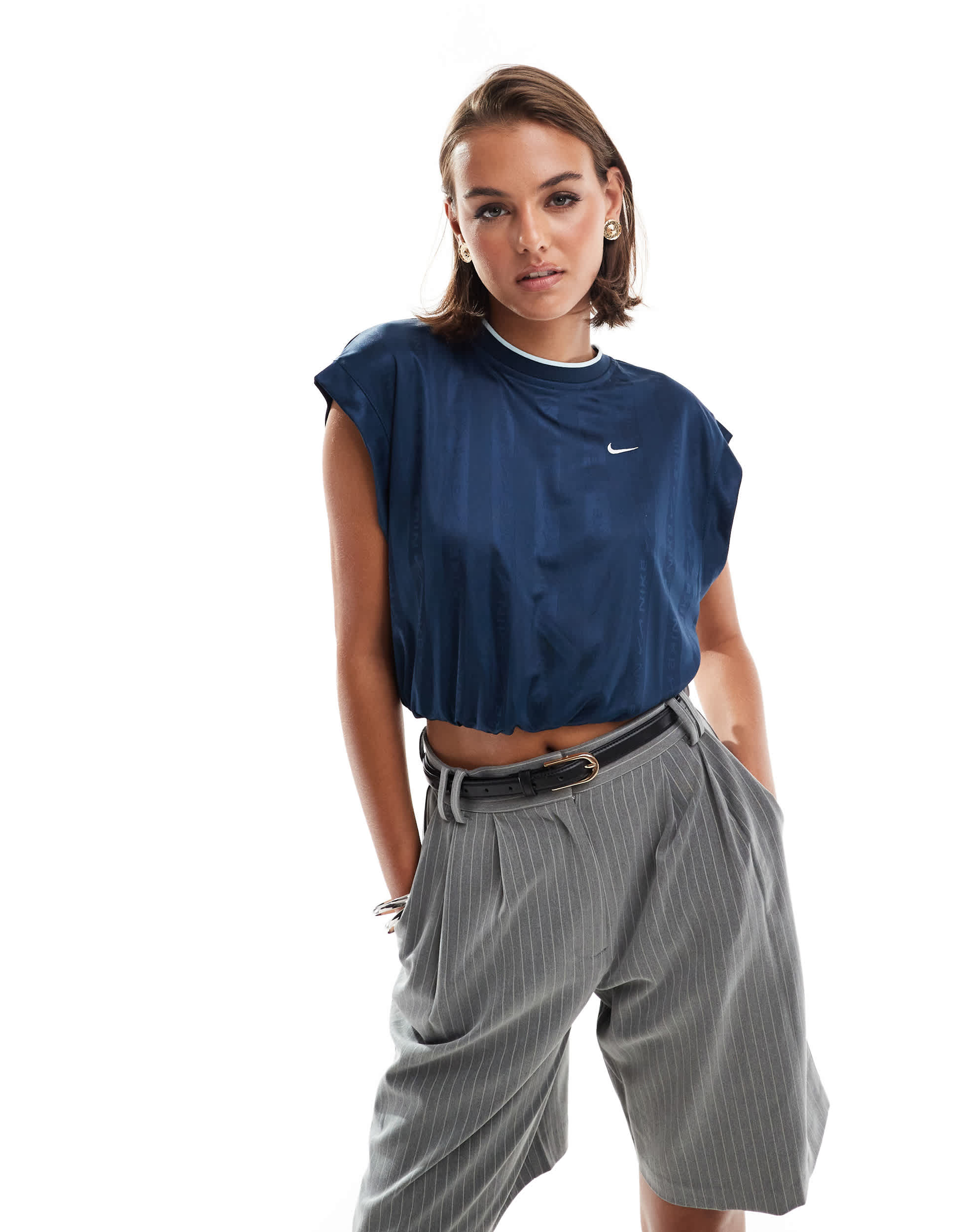 asos nike crop top