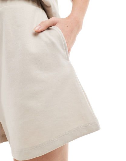 JDY loose fit short co-ord in stone