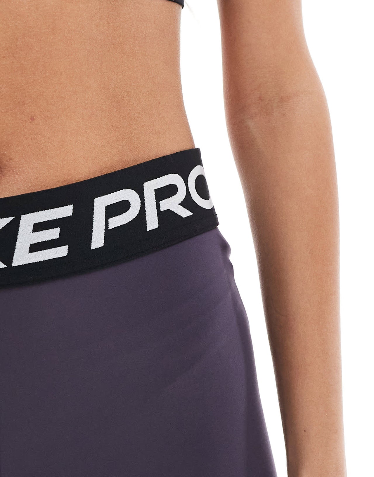 Nike Pro Training 365 3 inch leggings shorts in purple