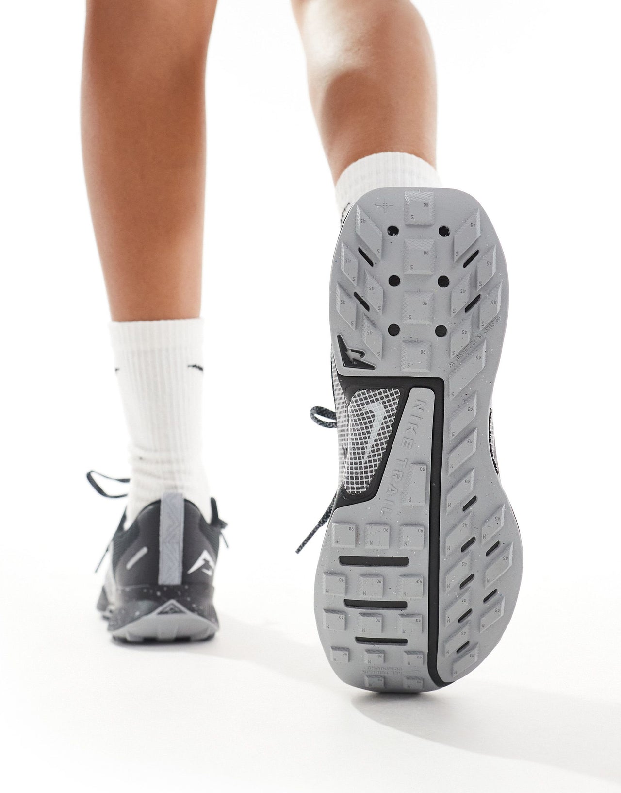 Nike Running Juniper Trail 3 trainers in triple black