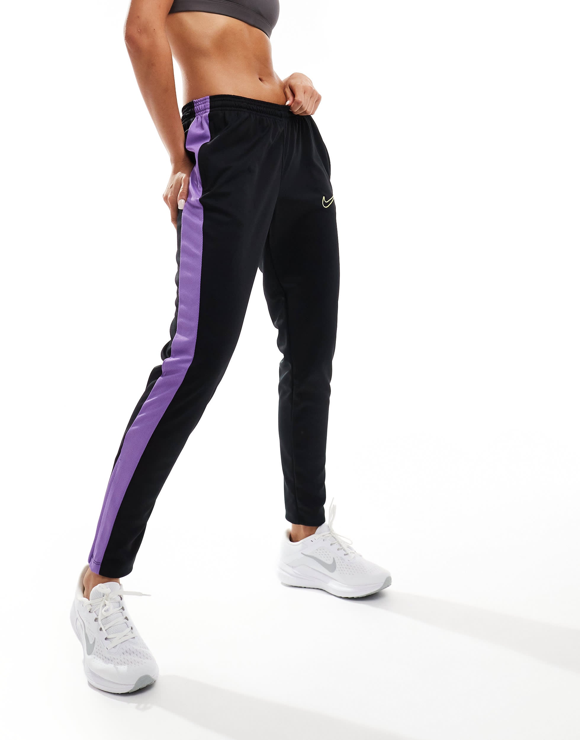 Nike Football Academy 23 joggerss in black and purple