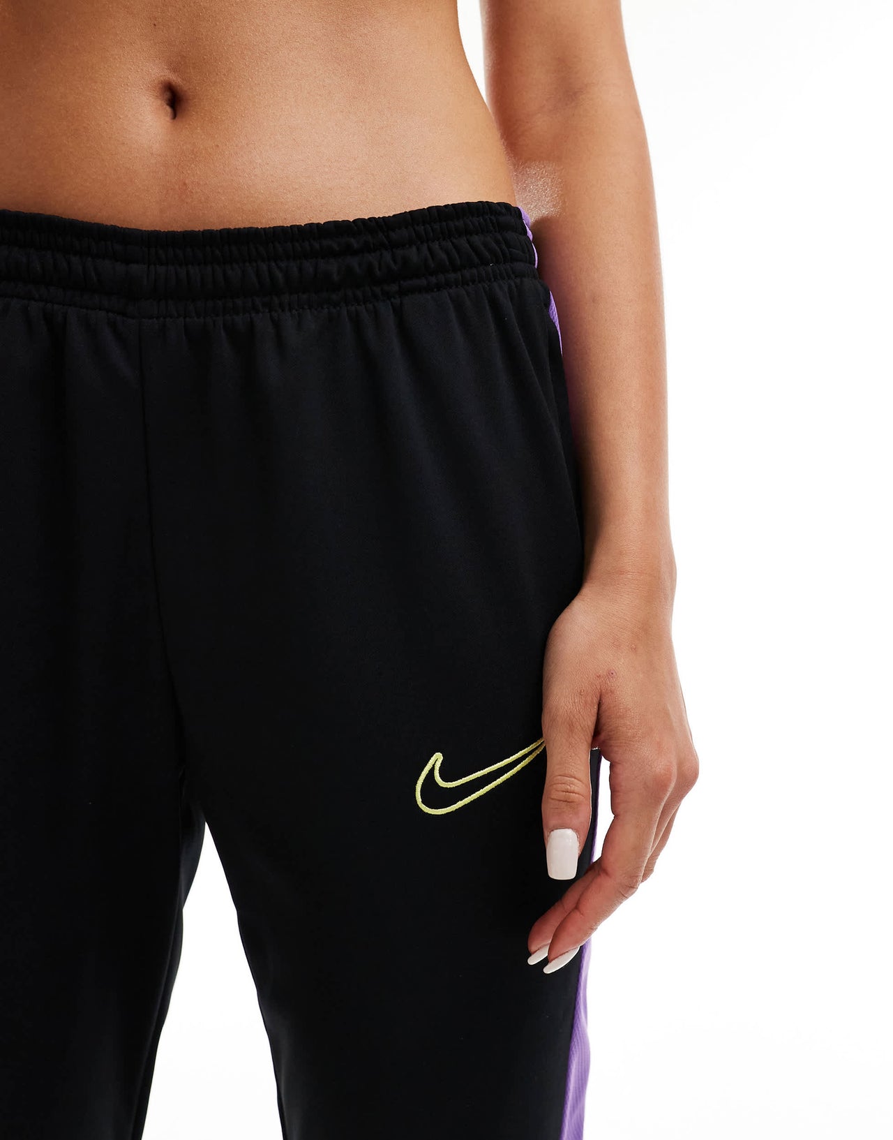 Nike Football Academy 23 joggerss in black and purple