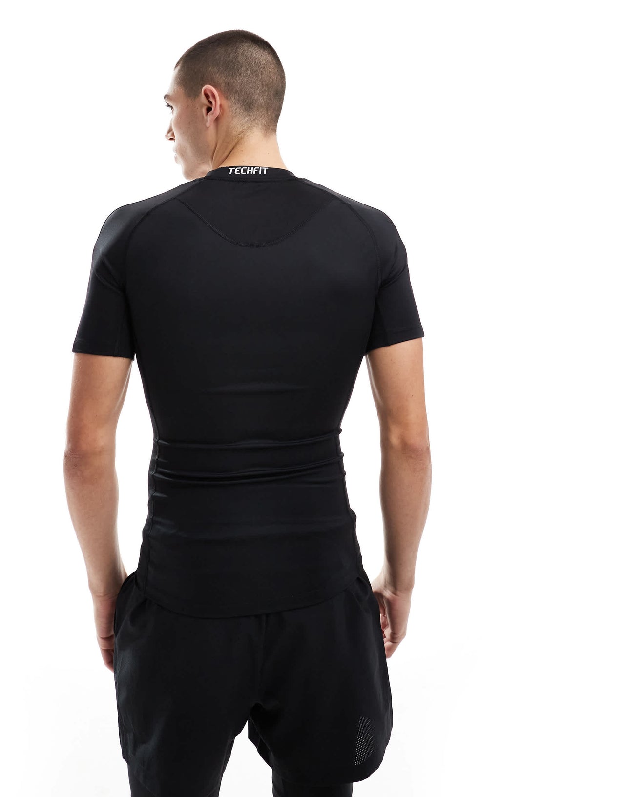 adidas Training tech fit t-shirt in black