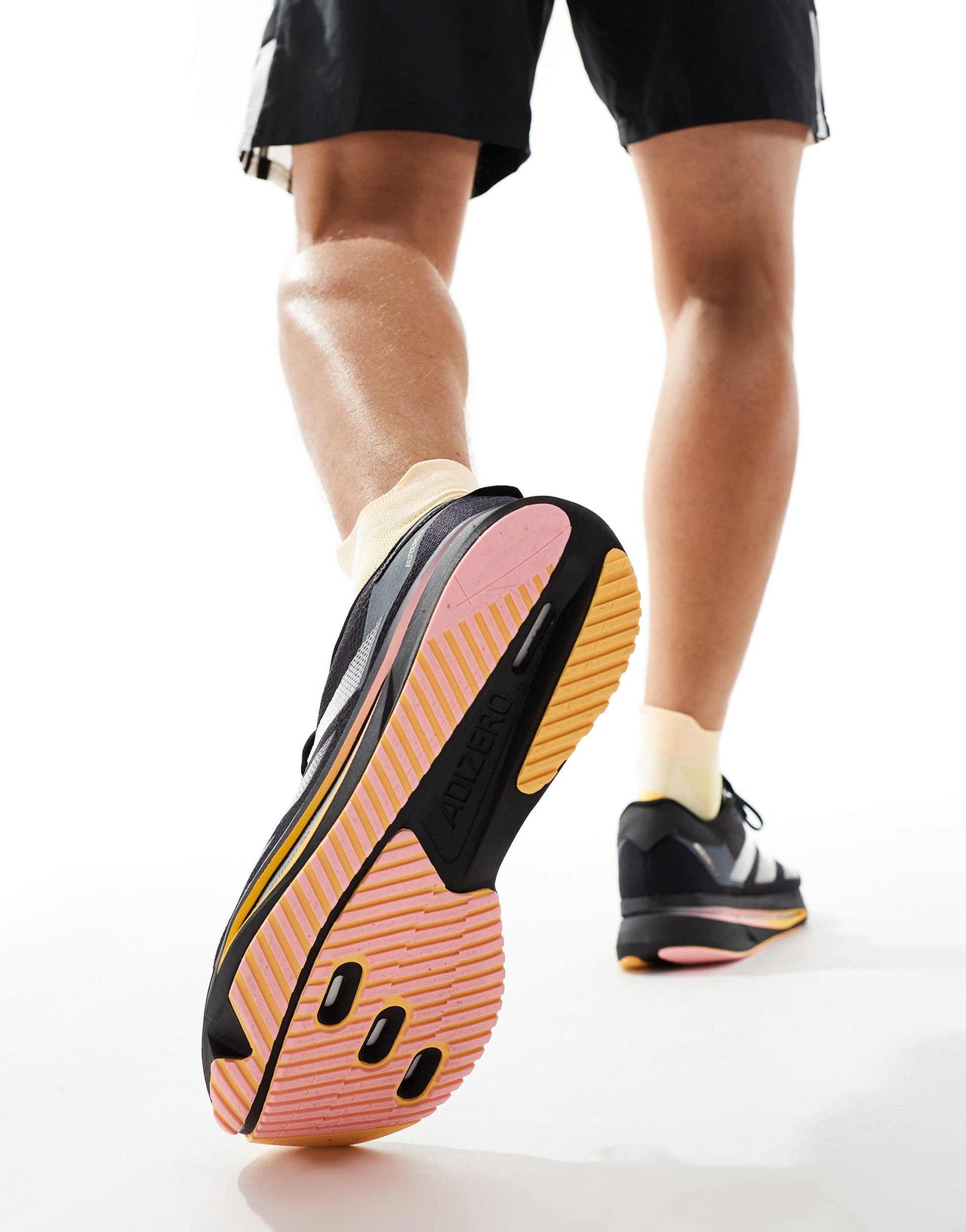 adidas Running Adizero SL2 trainers in black and orange