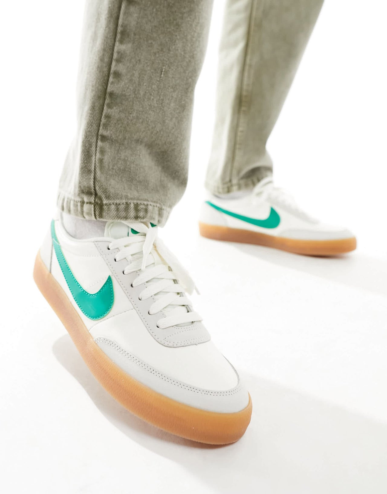 Nike Killshot 2 Leather trainers in white and green
